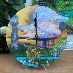 Wanderlust Valley Clock